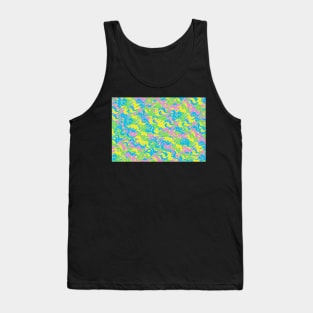 Fuzzy Wiggly worms on a string. It's Worm Time Babey! Tank Top